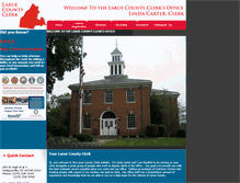 Tablet Screenshot of laruecountyclerk.com